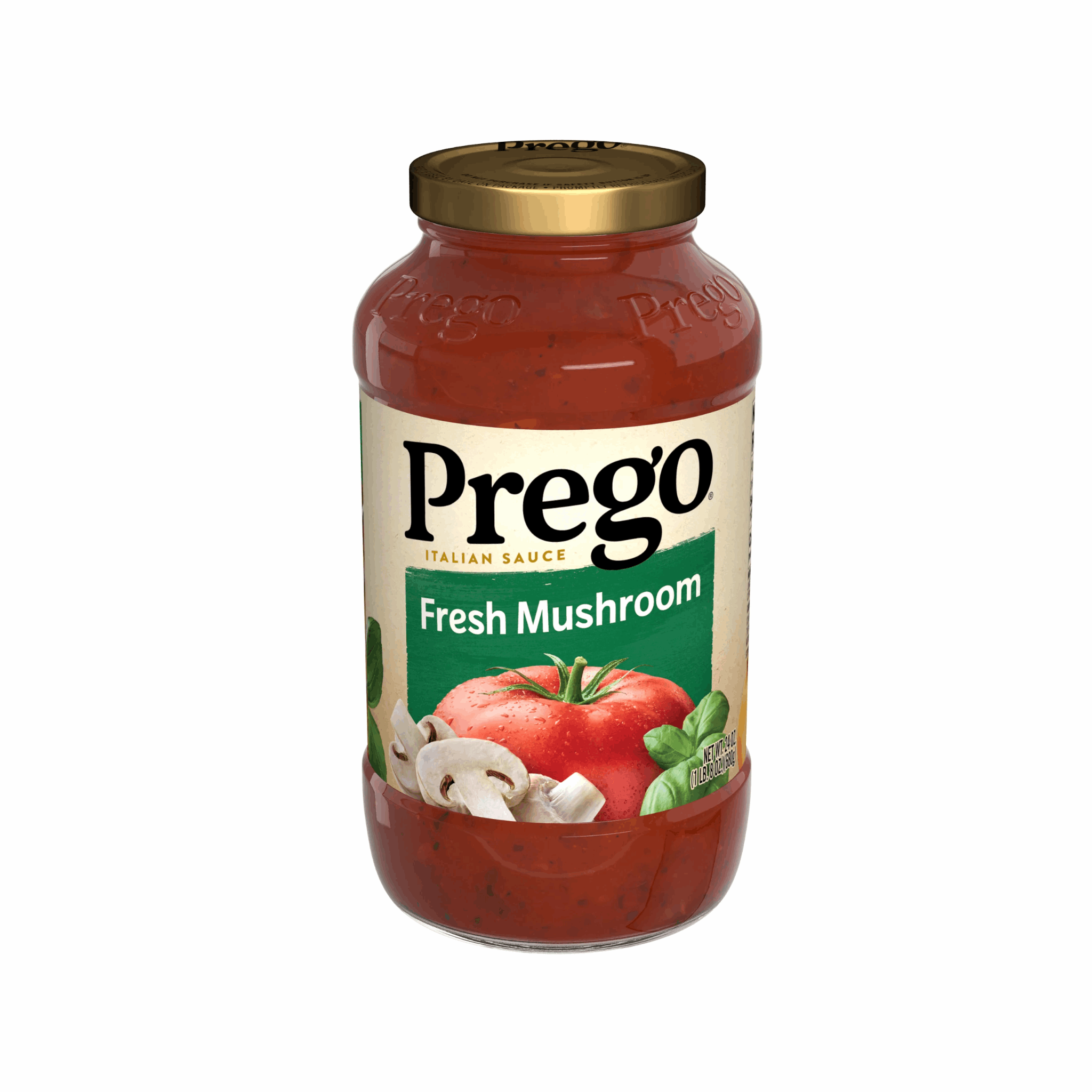 Prego Fresh Mushroom Spaghetti Sauce 24oz (Case of 12)