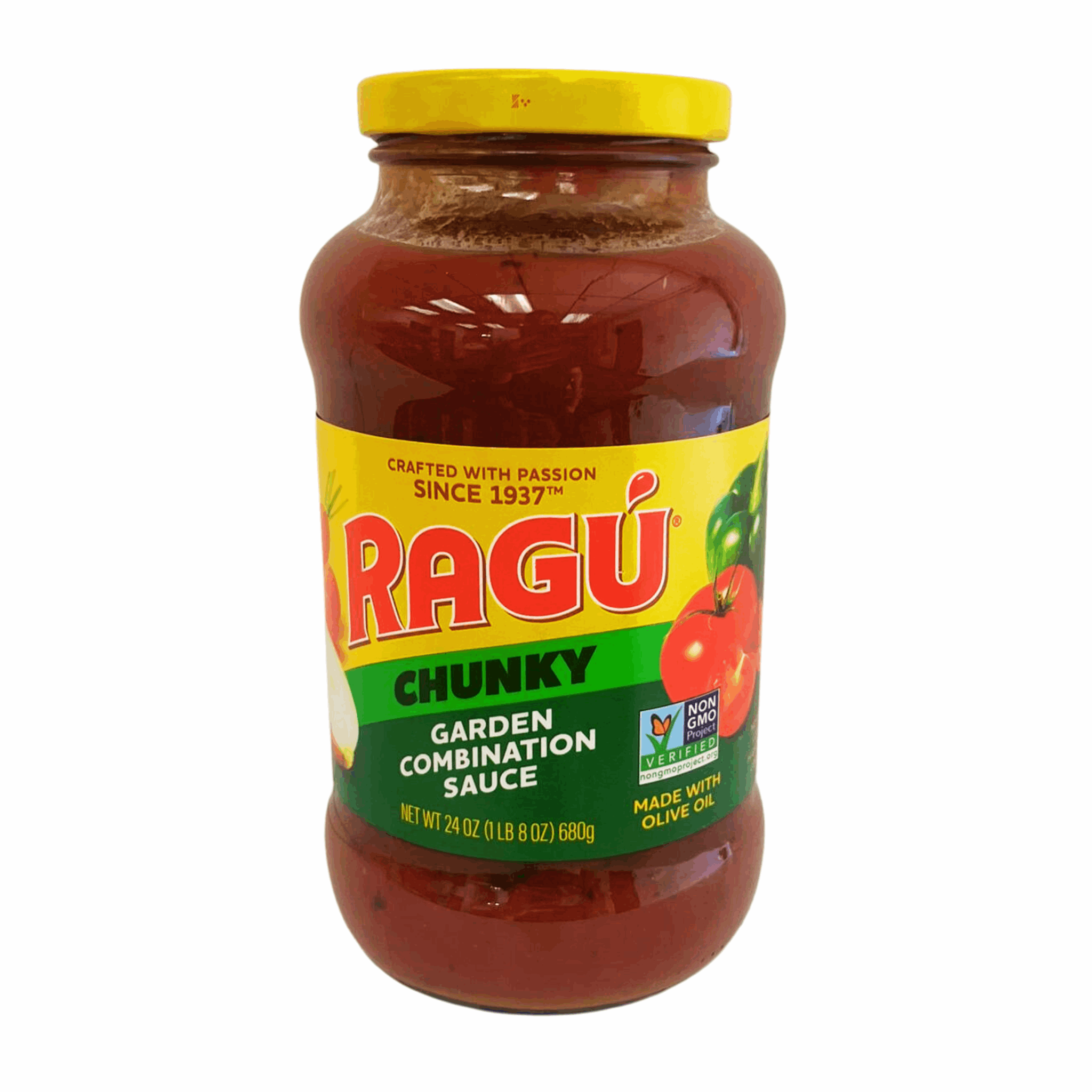 Ragu Chunky Garden Combination Pasta Sauce 24oz (Case of 12)