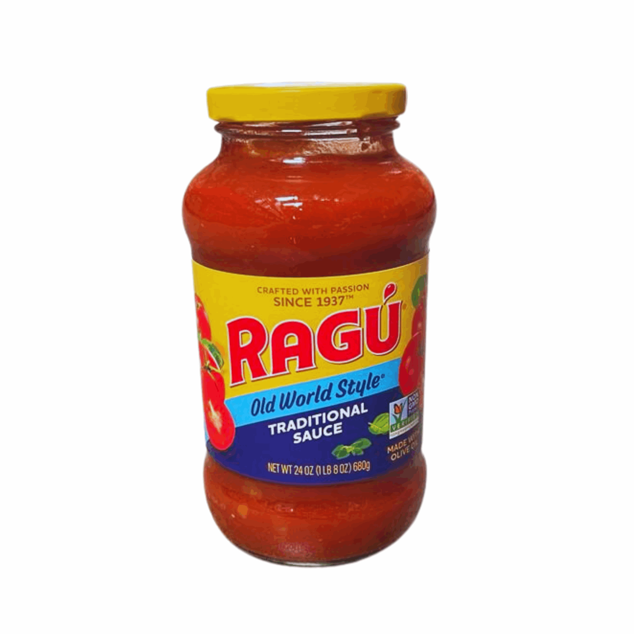 Ragu Old World Style Pasta Sauce Flavored with Meat 24oz (Case of 12)