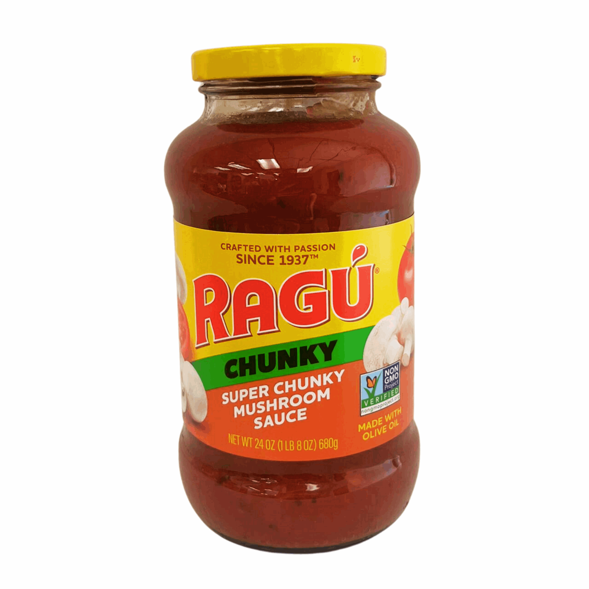 Ragu Super Chunky Mushroom Pasta Sauce 24oz (Case of 12)