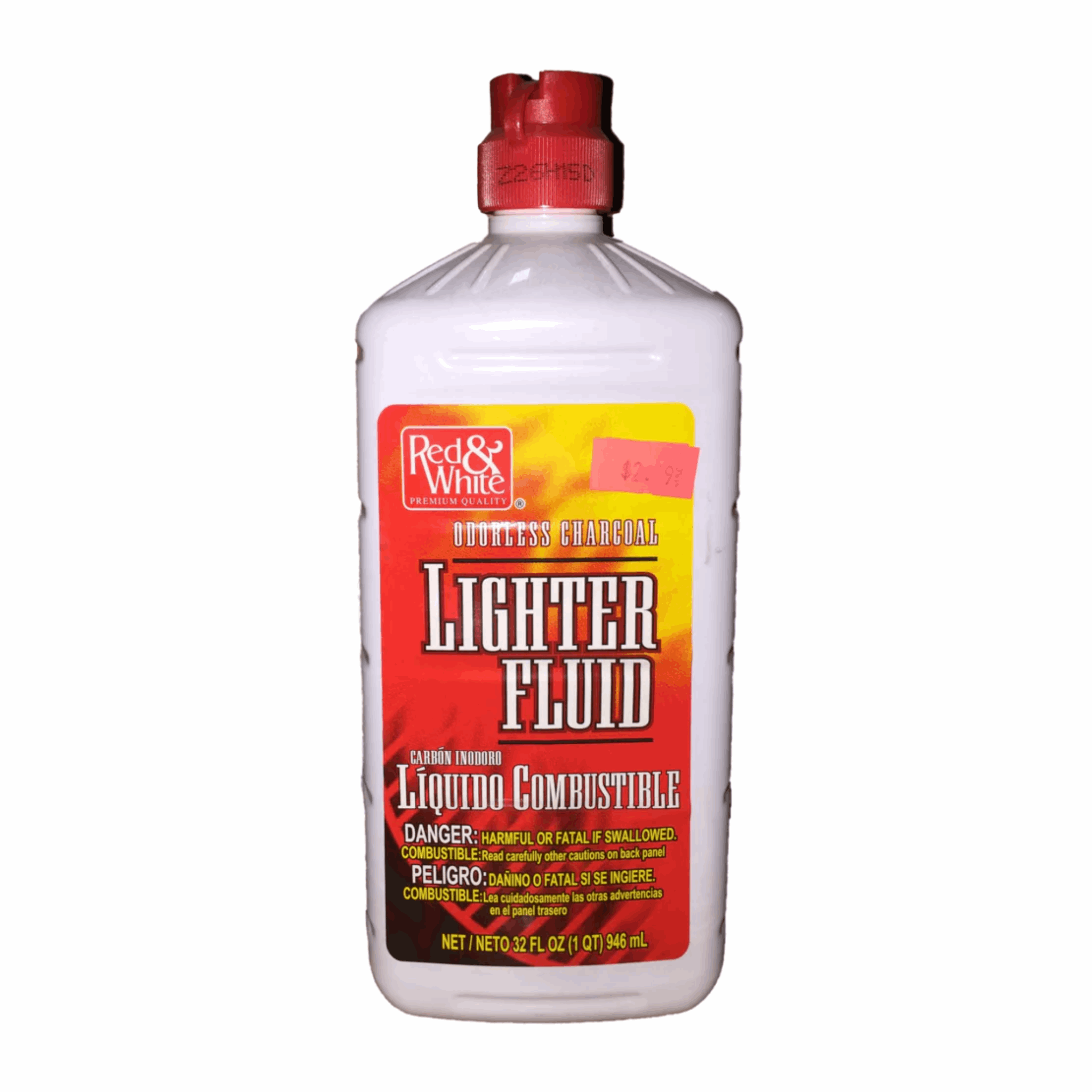 Red & White Lighter Fluid 32oz (Case of 12)