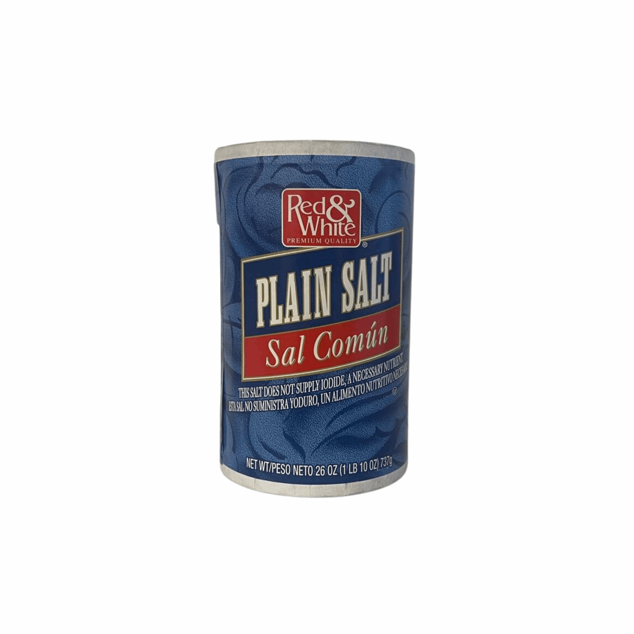 Red & White Plain Salt 26oz (Case of 24)