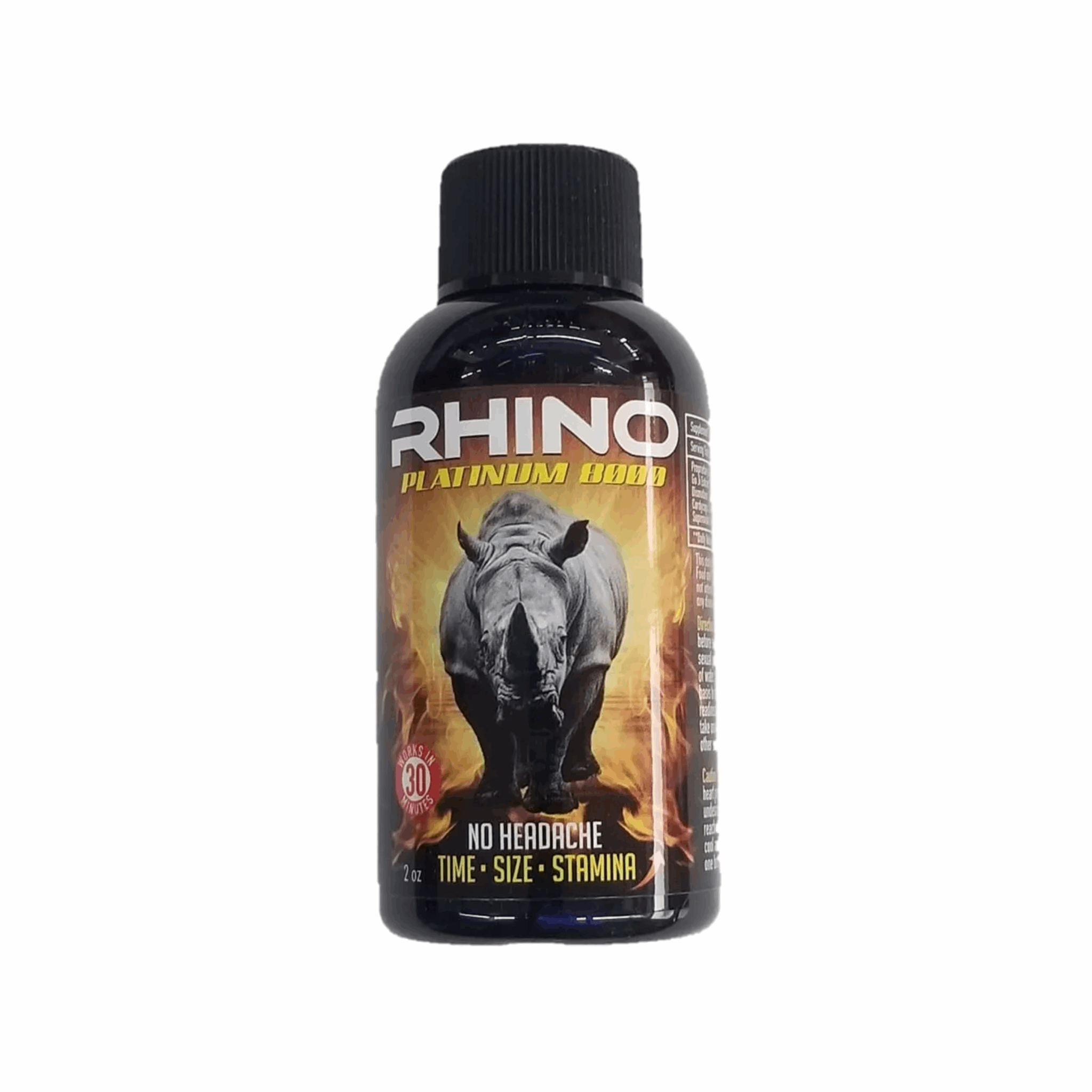 Rhino Platinum 8000 Shot (Case of 12)