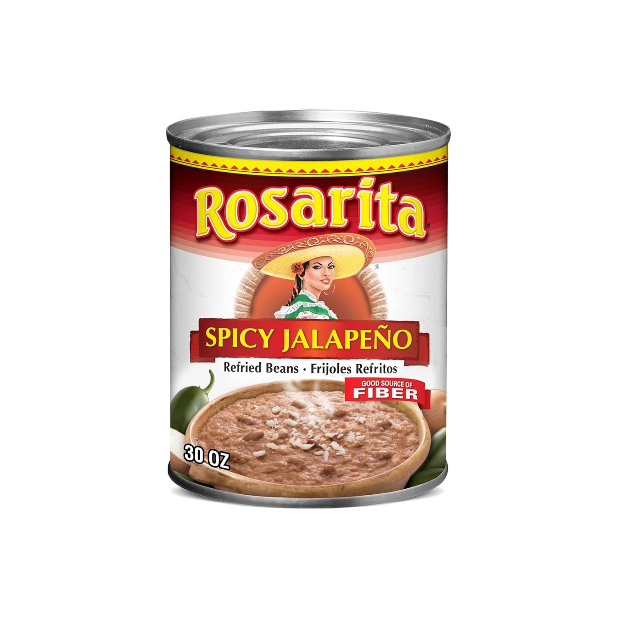 Rosarita Spicy Refried Beans 30oz