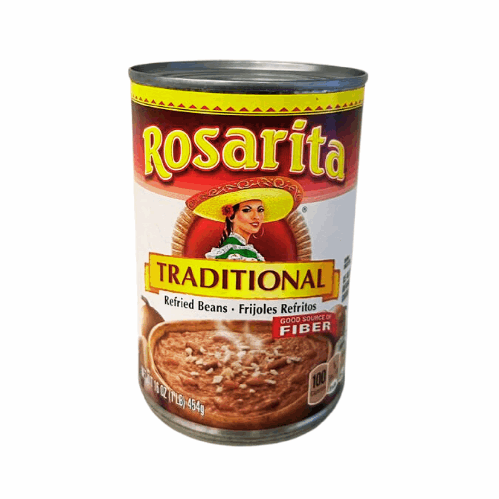 Rosarita Traditional Refried Beans 16oz (Case of 12)