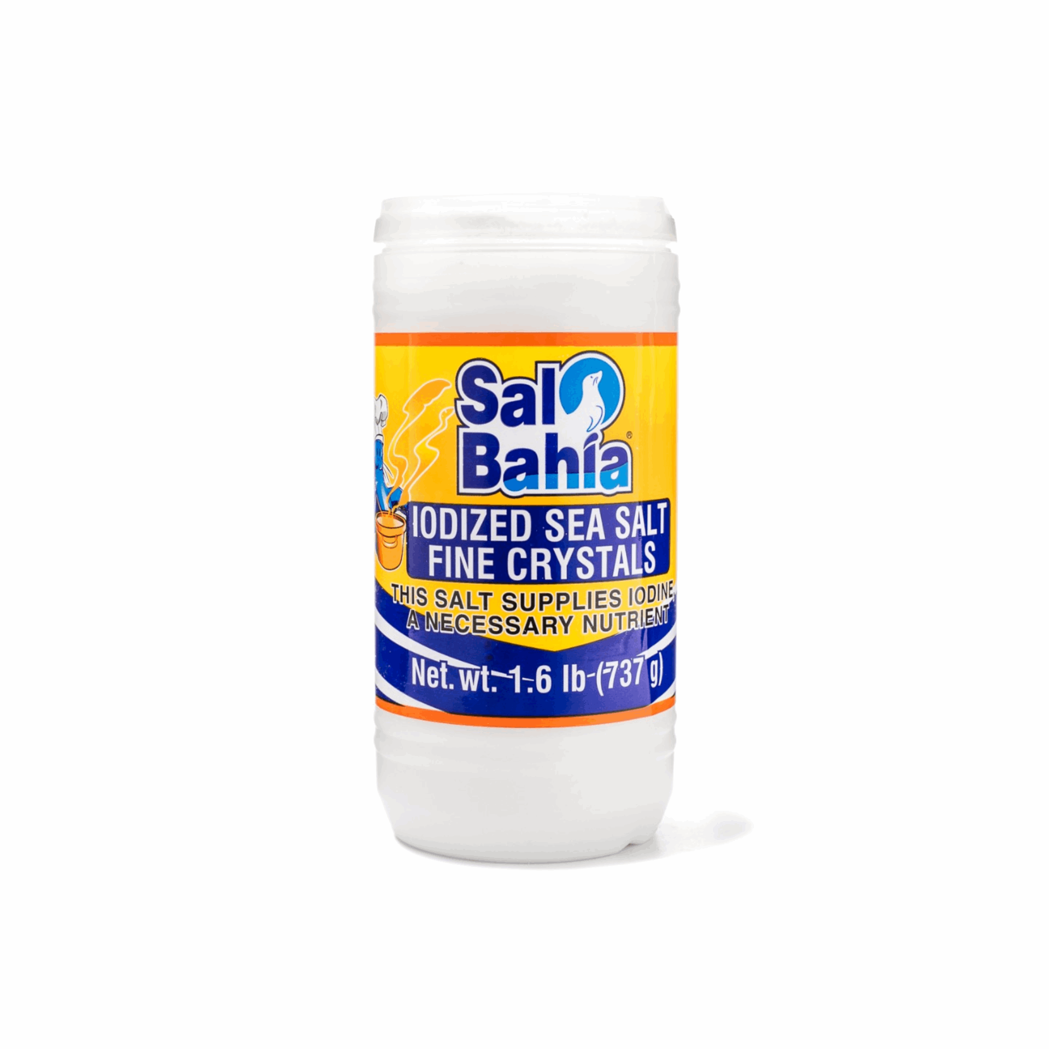 Sal Bahia Iodized Fine Sea Salt 26oz (Case of 12)