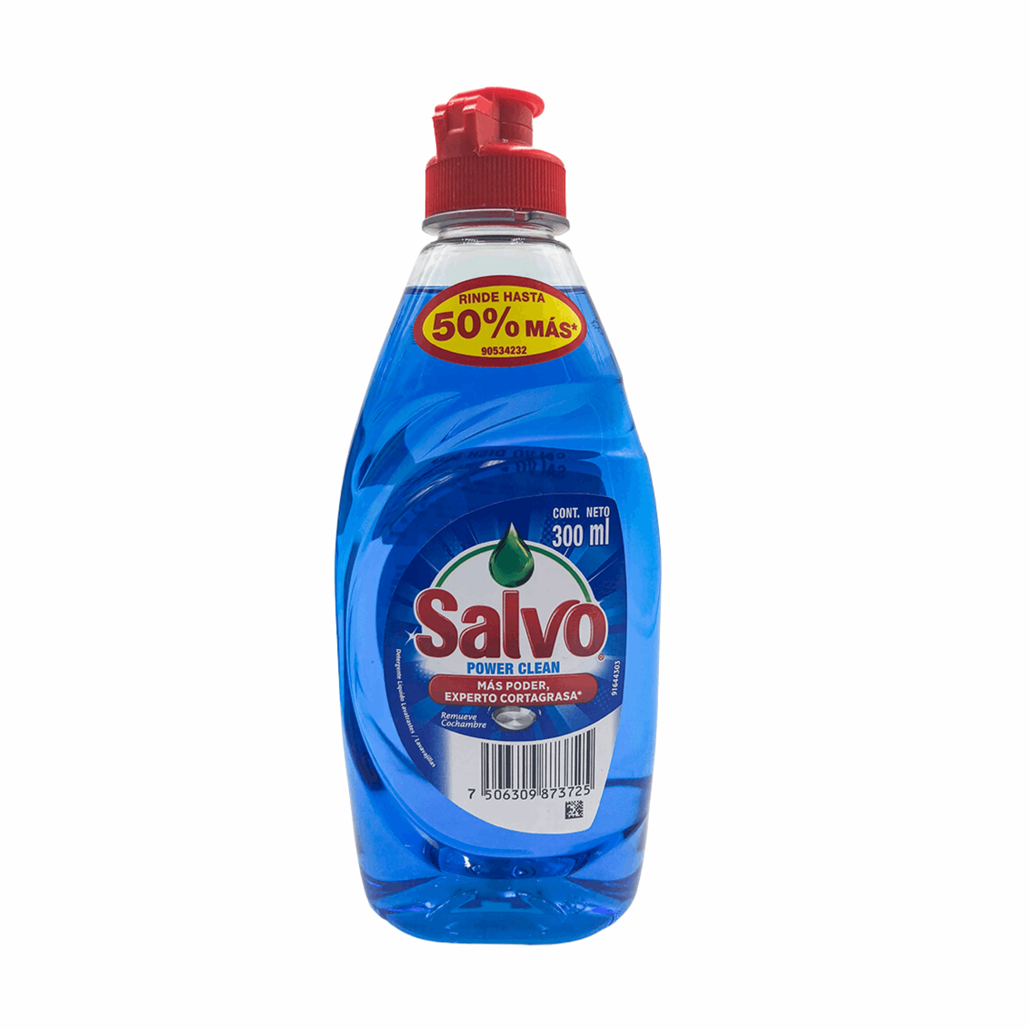 Salvo Power Clean Blue Dish Detergent Soap 300ml (Case of 12)