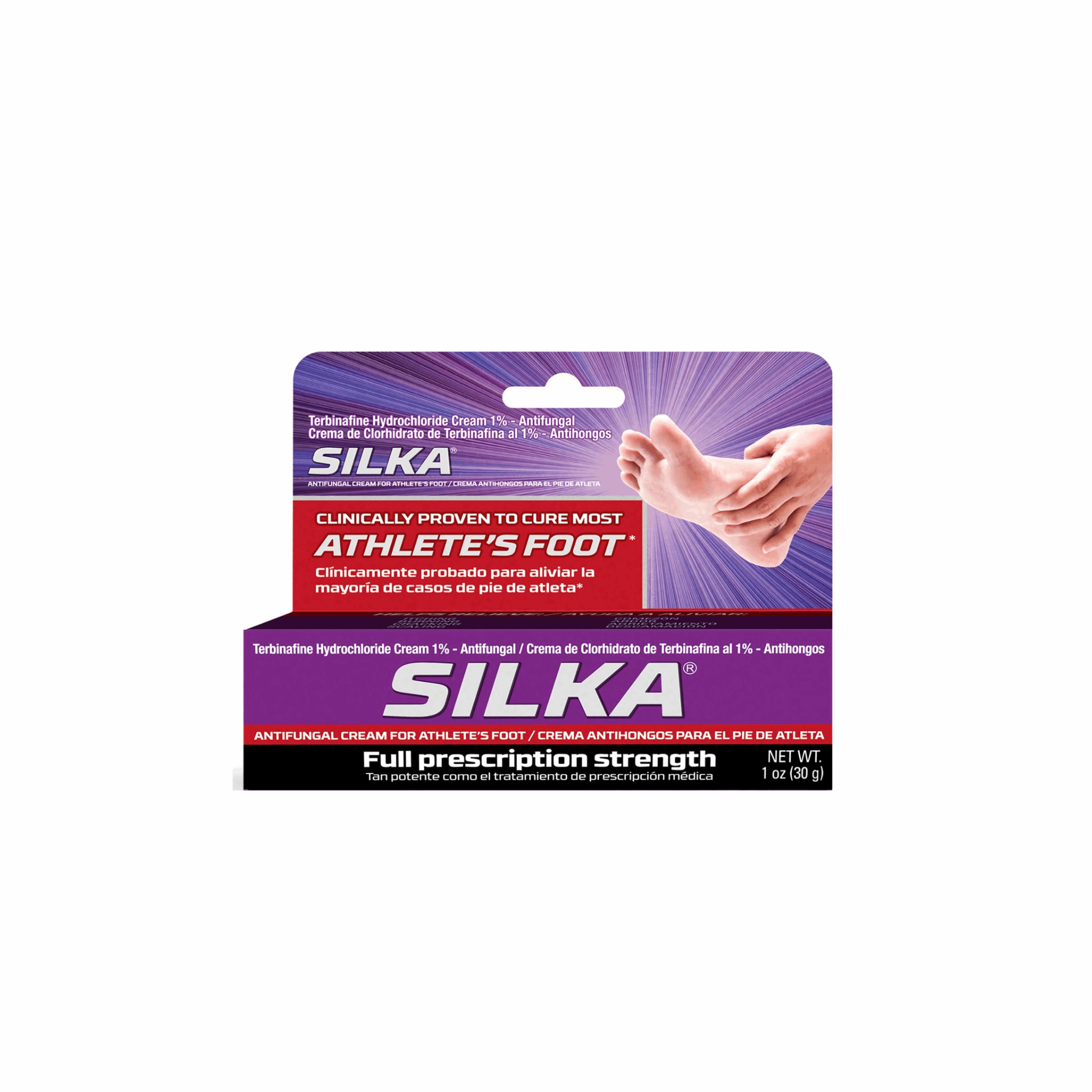 Silka Antifungal Crean for Athlete's Foot 1oz (Case of 3)