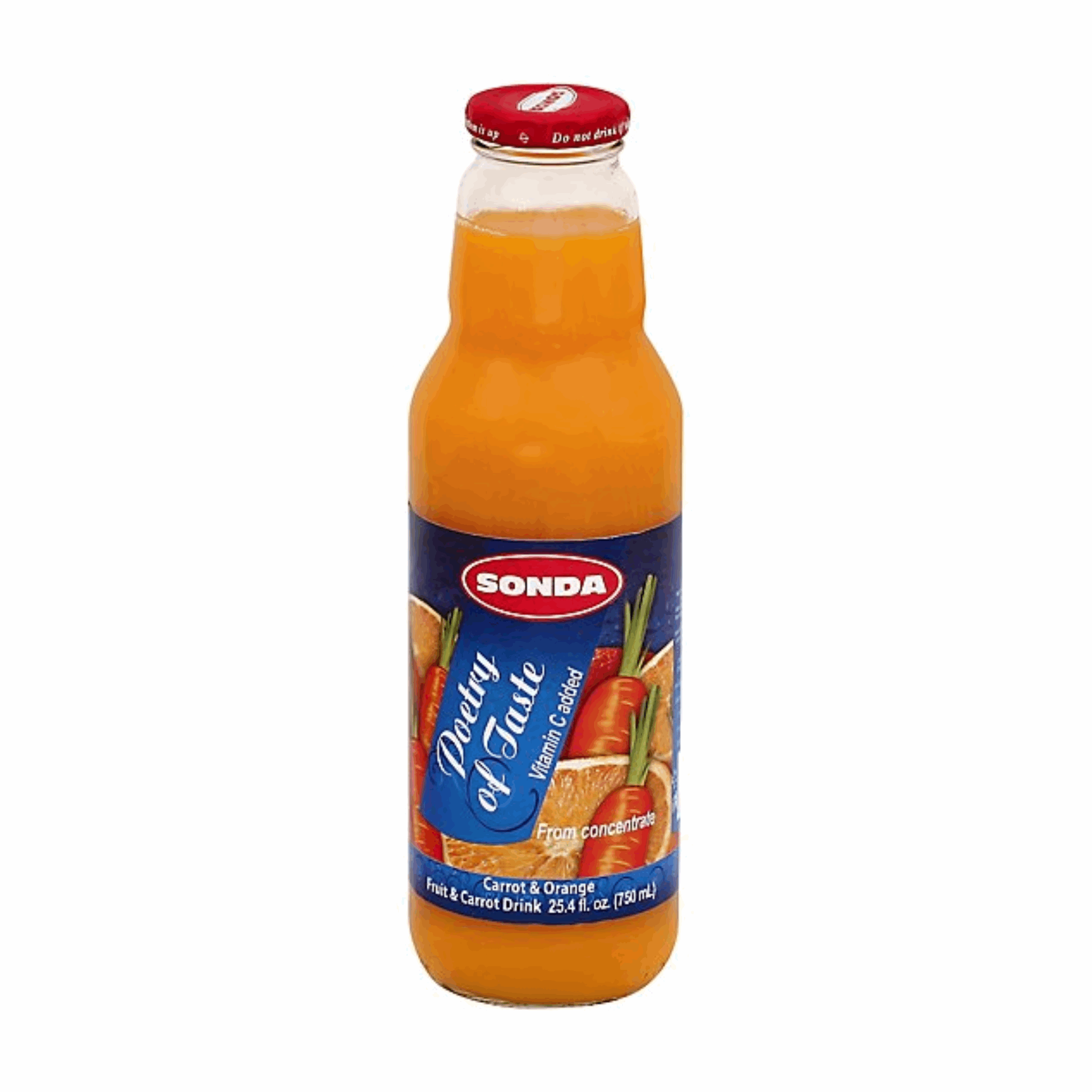 Sonda Orange & Carrot 25.36oz (Case of 8)