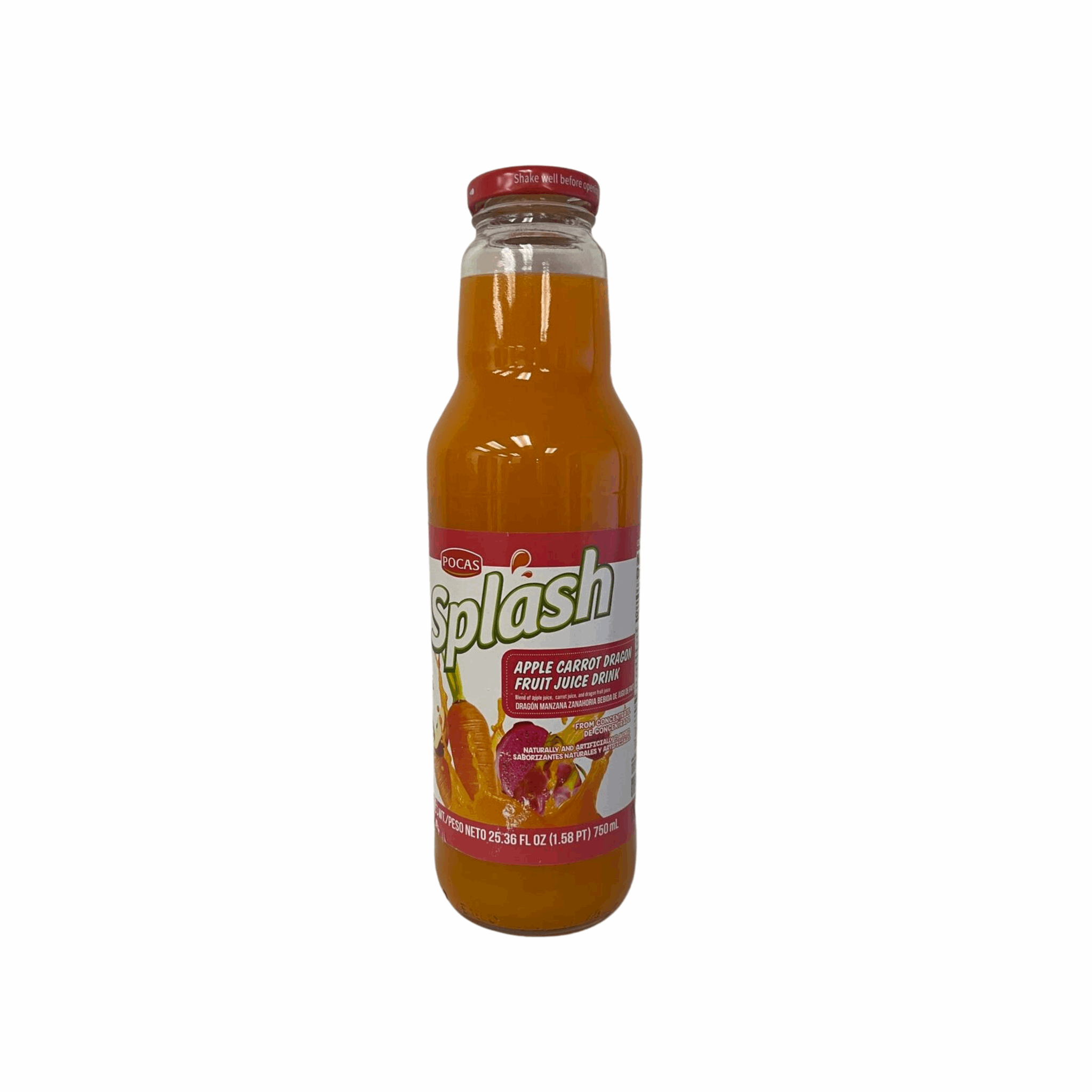 Splash Apple Carrot Dragon Juice 750ml (Case of 8)