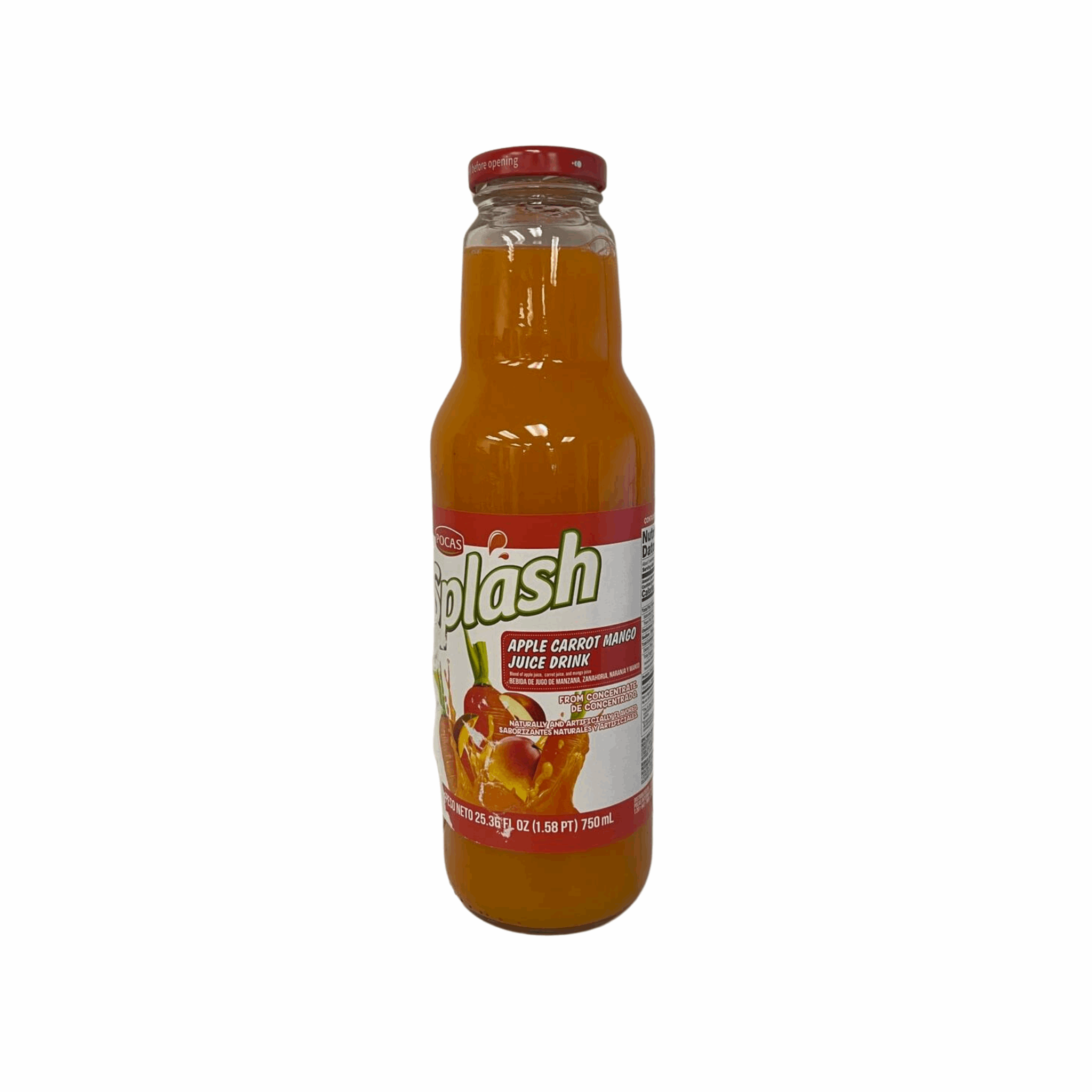 Splash Apple Carrot Mango Juice 750ml (Case of 8)