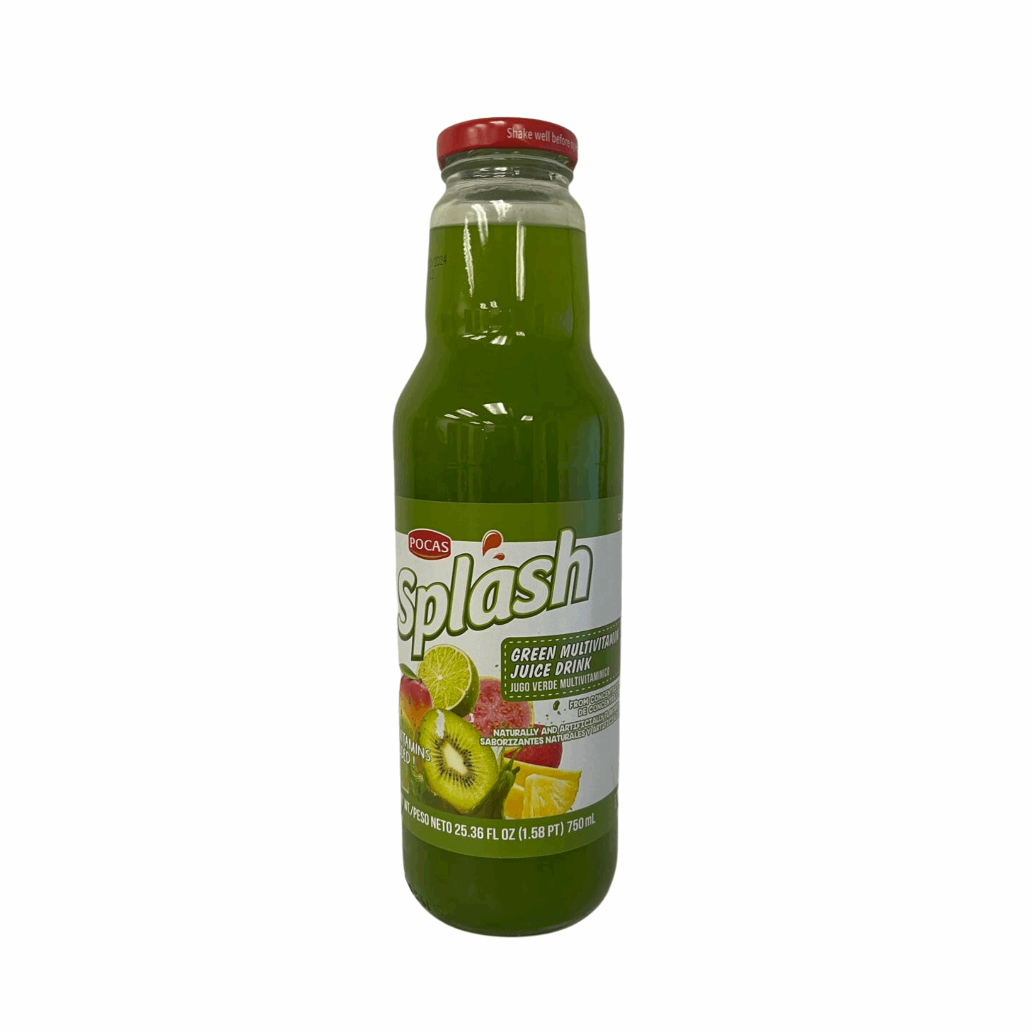 Splash Green Multivitamin Juice 750ml (Case of 8)