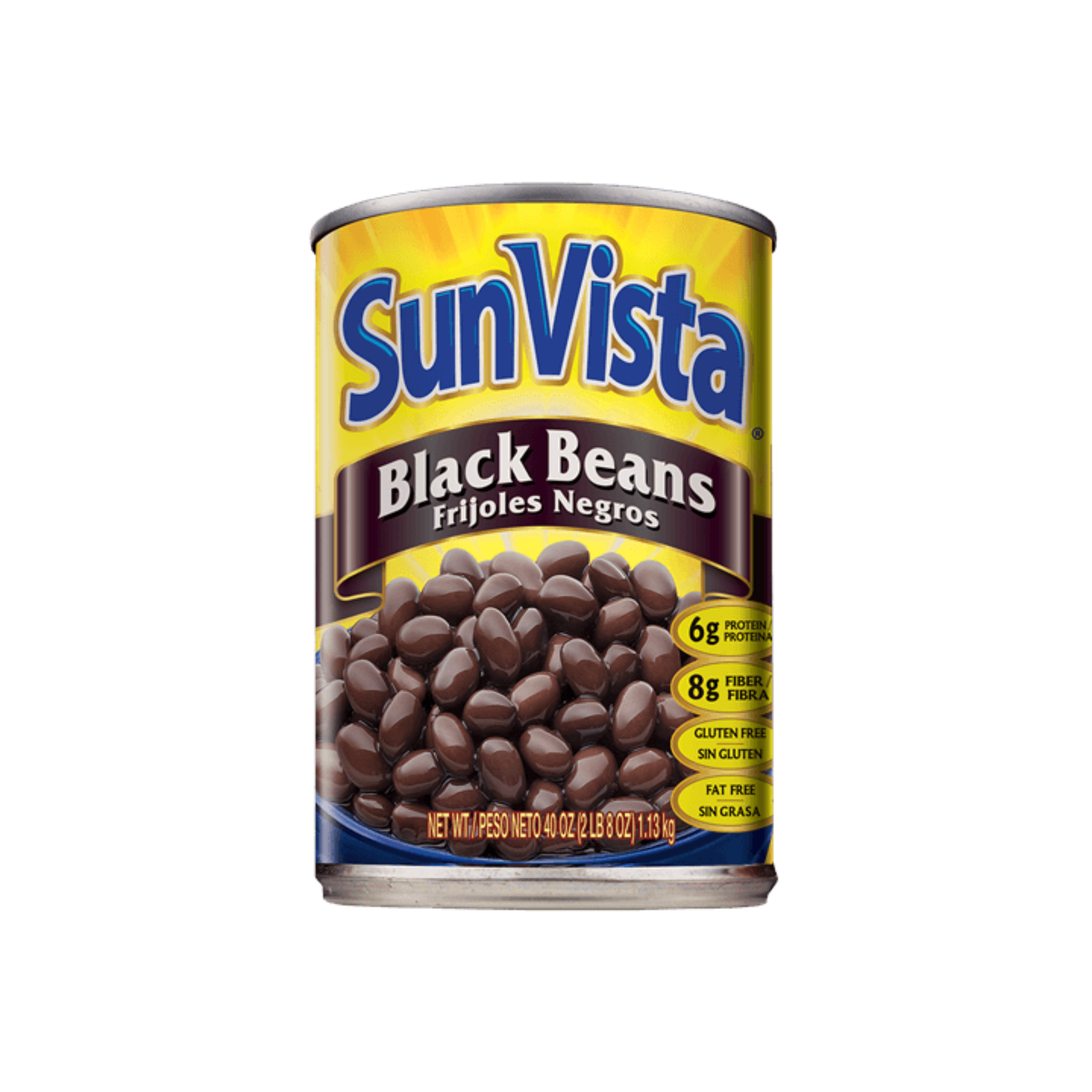 Sun Vista Black Beans 40oz