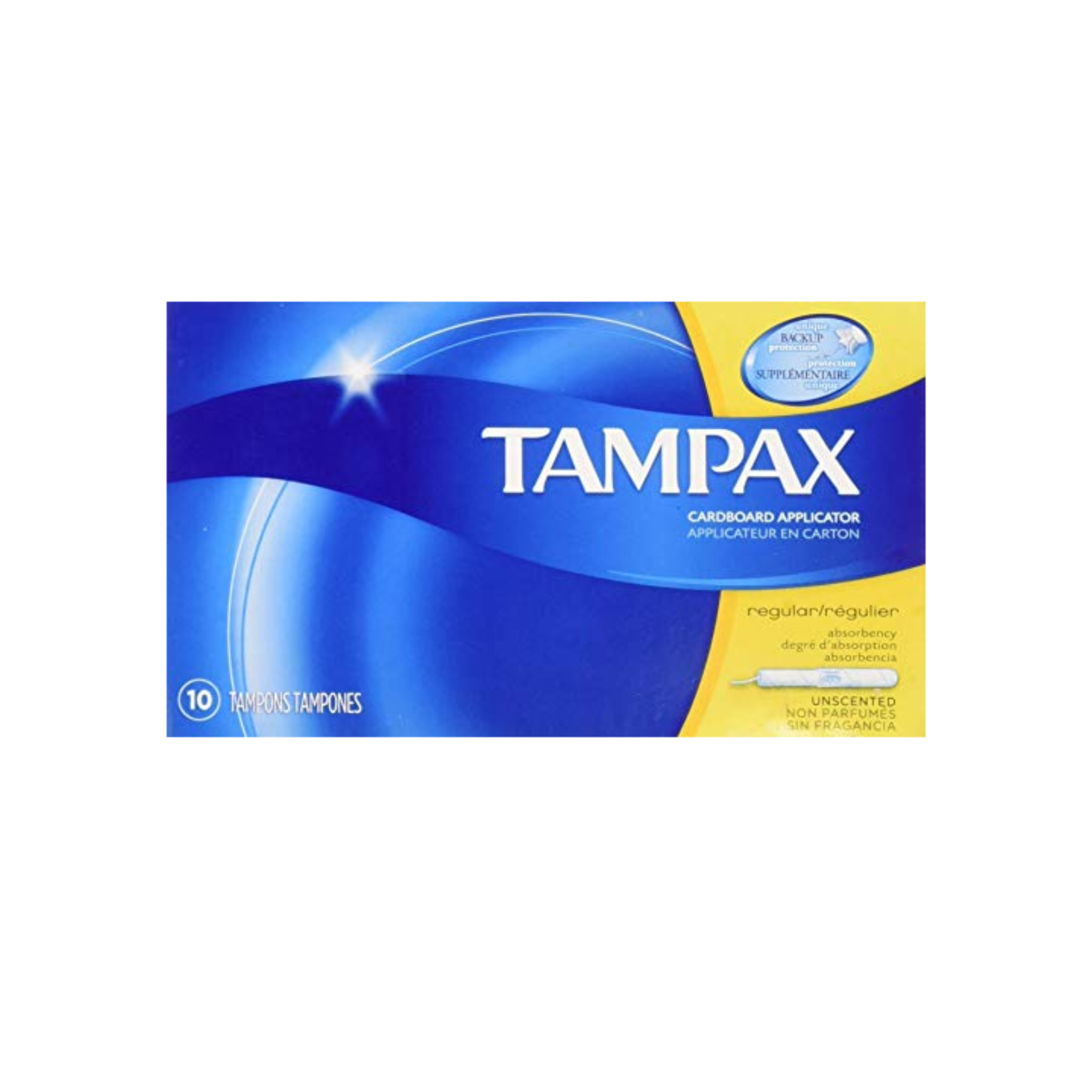 Tampax Regular Yellow 10ct