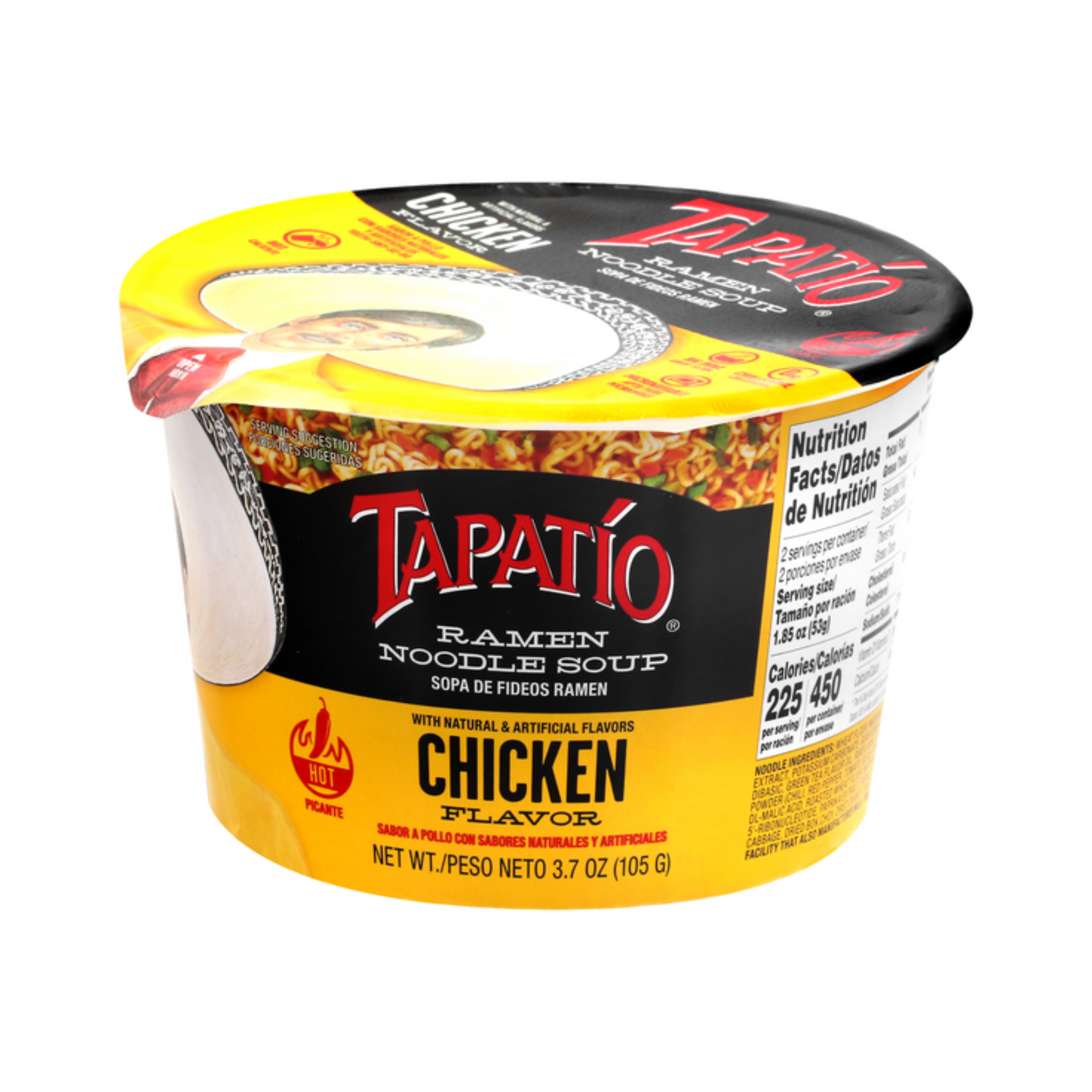 Tapatio Chicken Ramen Noodle Soup 3.7oz