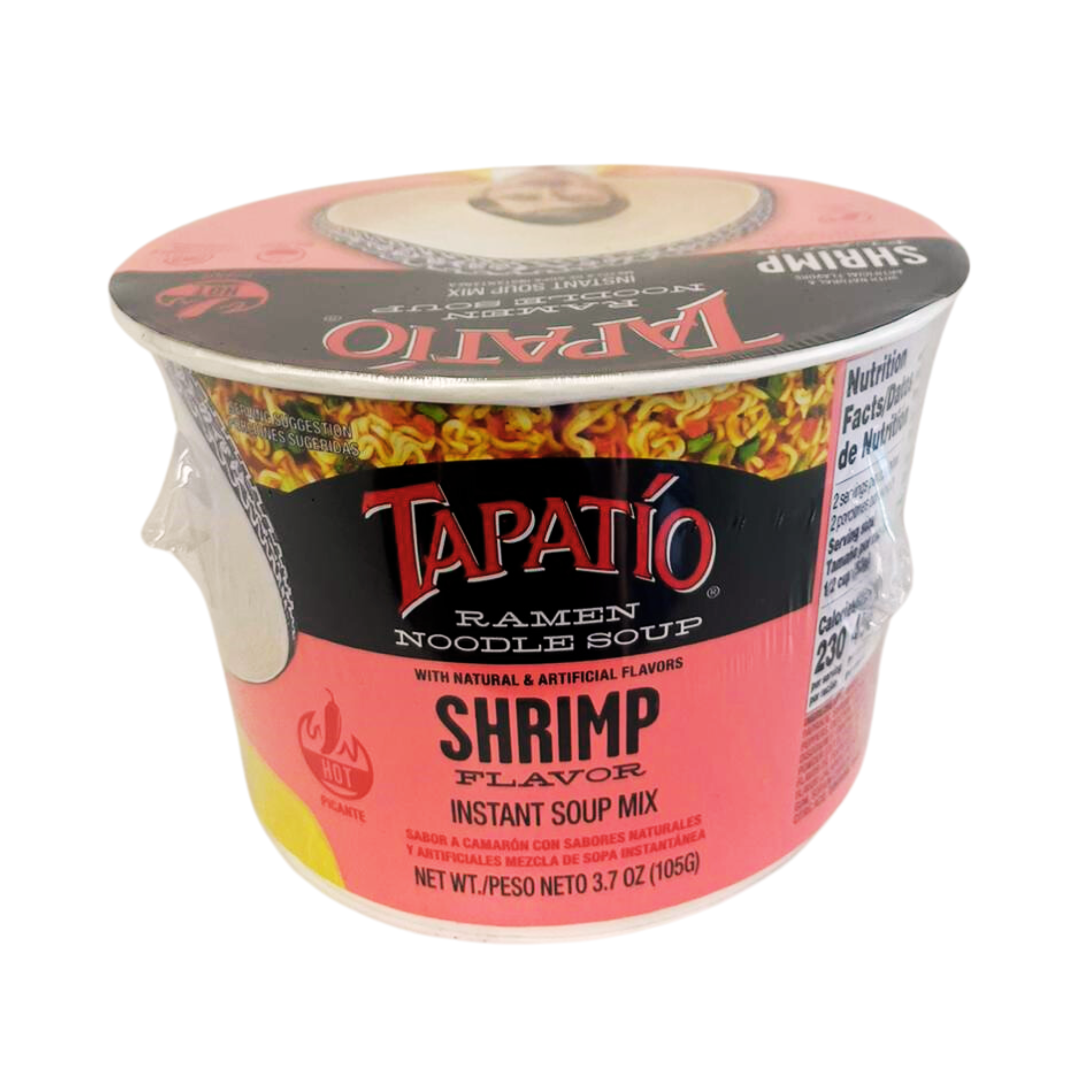 Tapatio Shrimp Ramen Noodle Soup 3.7oz