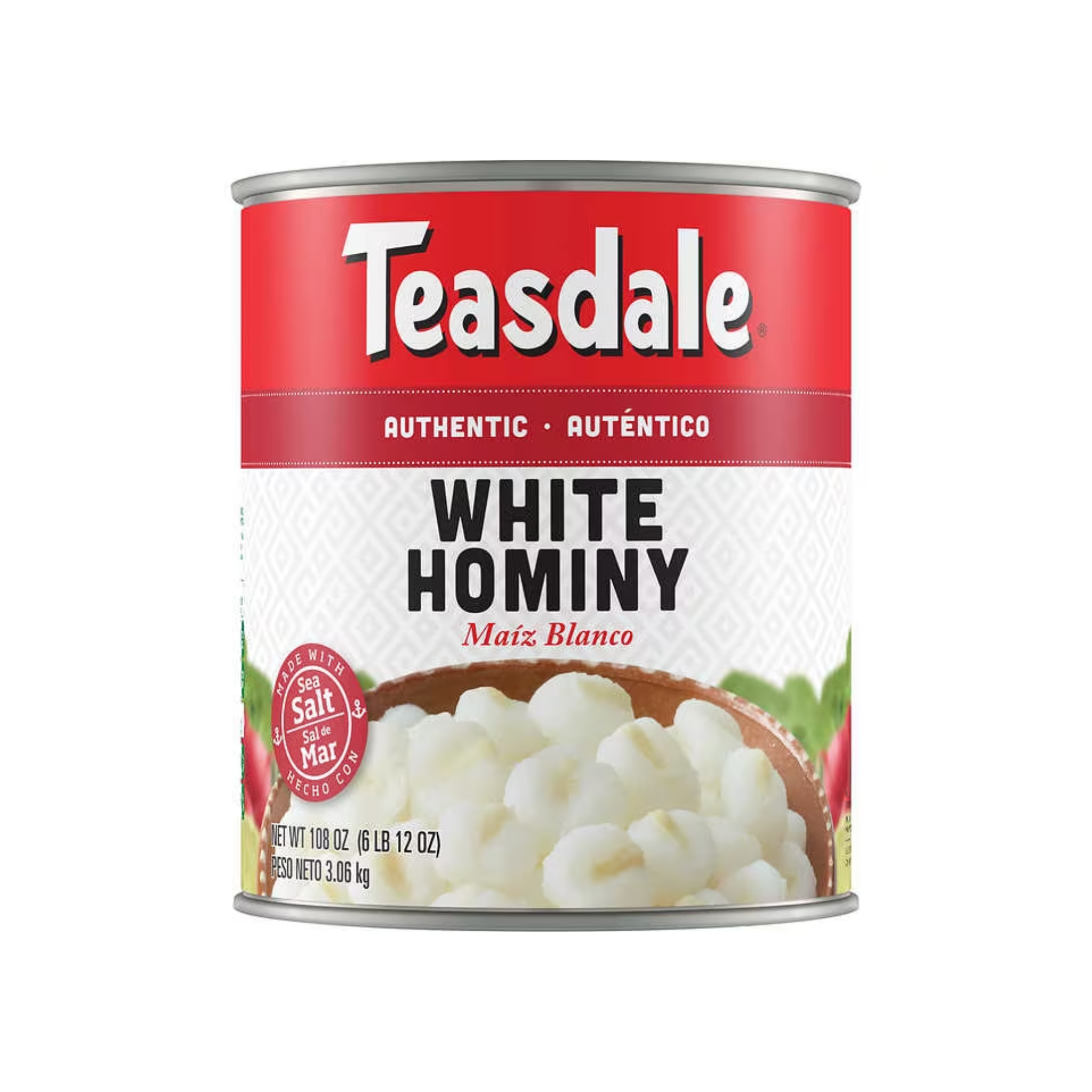 Teasdale White Hominy 30oz