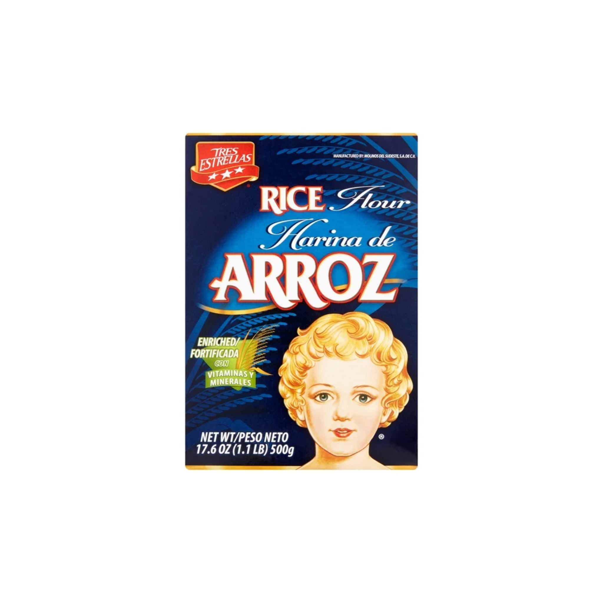 Tres Estrellas Rice Flour 17.64oz