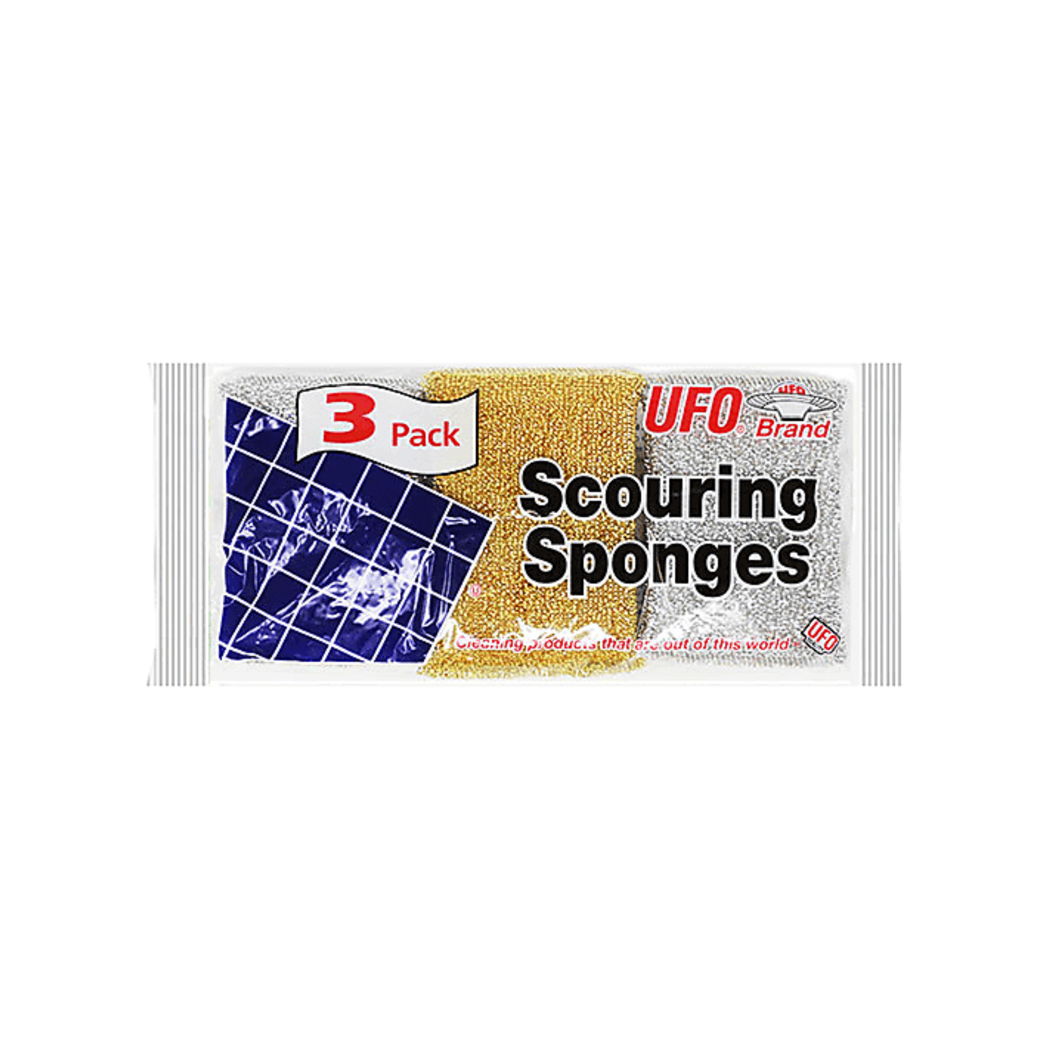 UFO Scouring Sponges 3ct