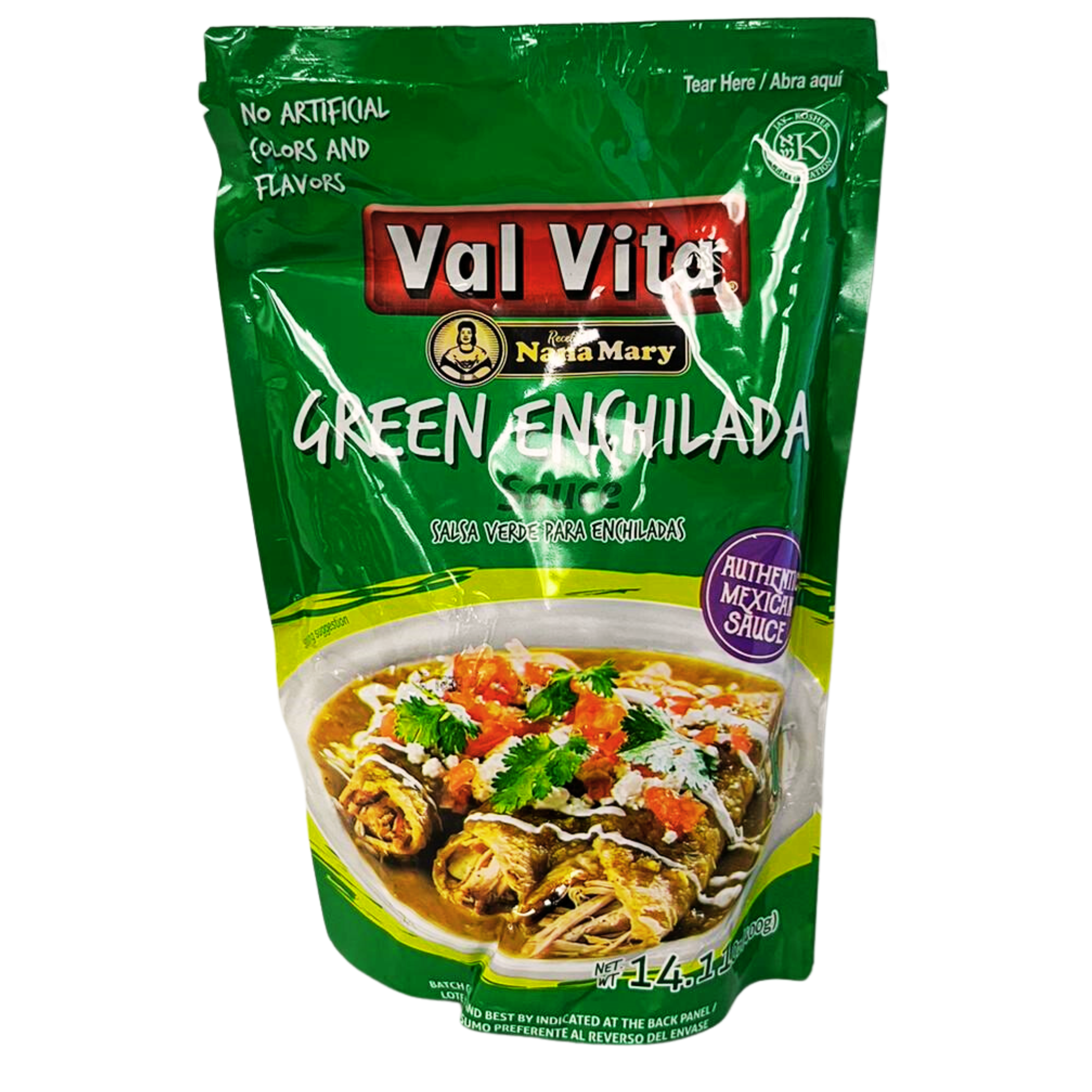 Val Vita Green Enchilada Sauce 14.11oz