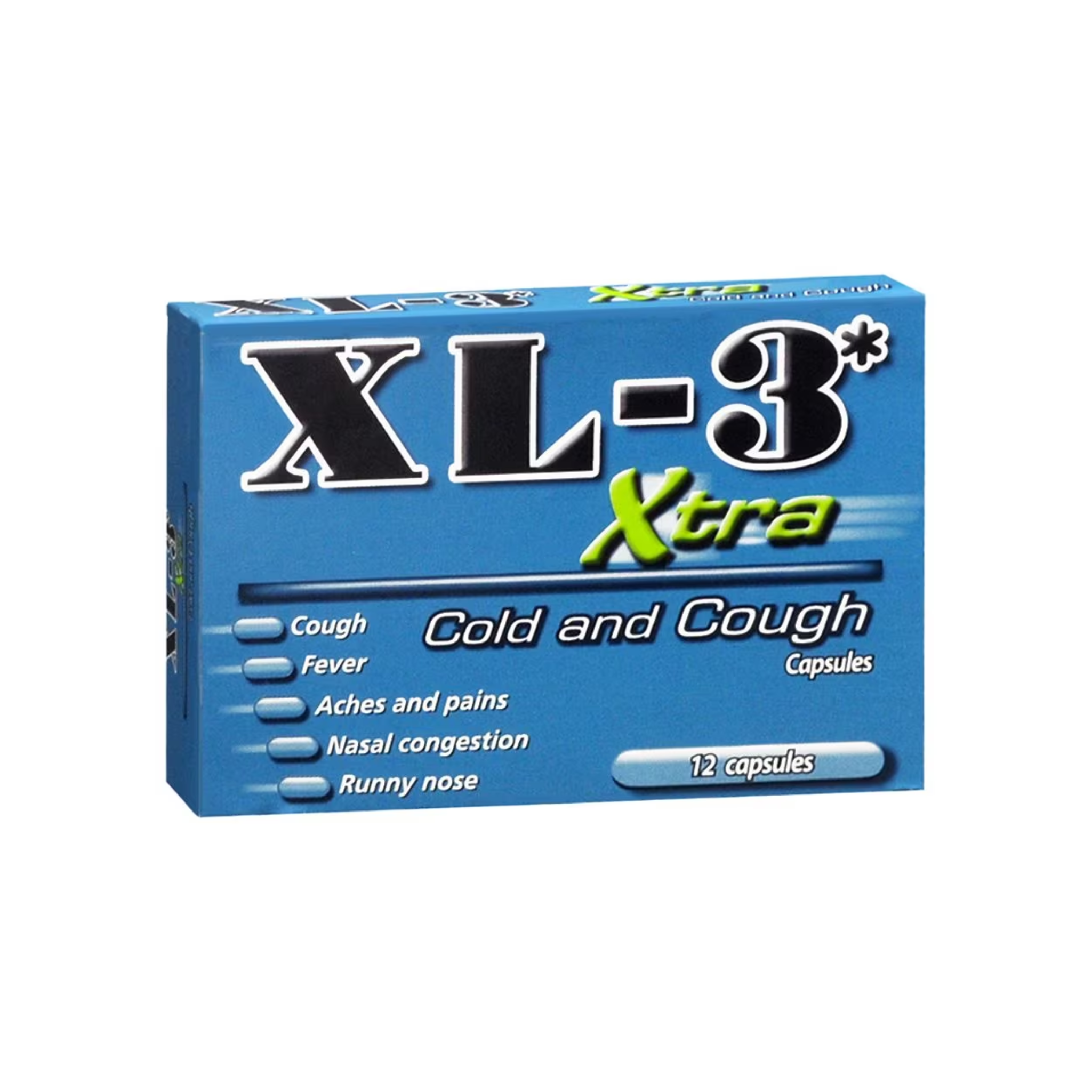 XL-3 Cold Medicine Extra 12ct