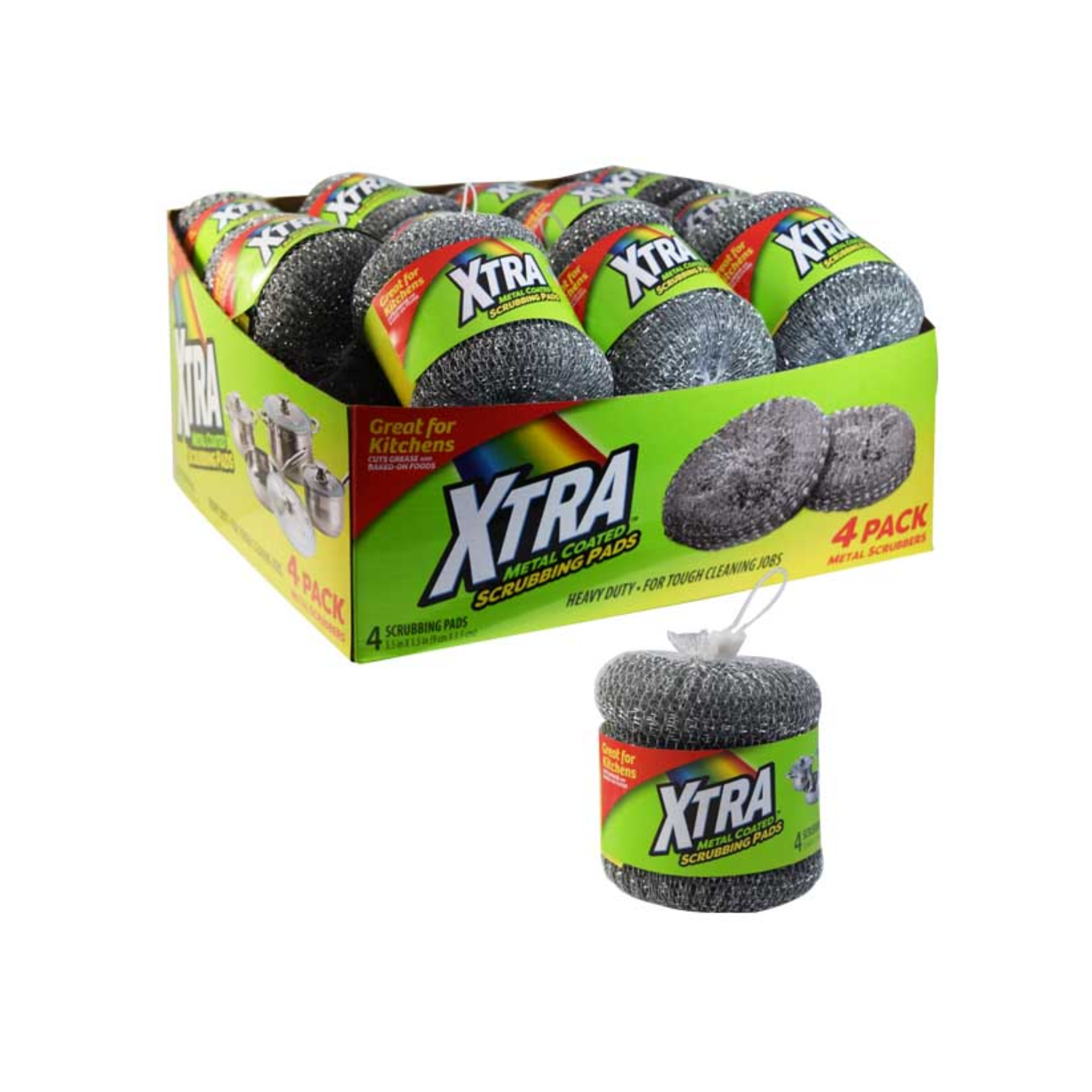 Xtra Scrubbing Pads 4ct