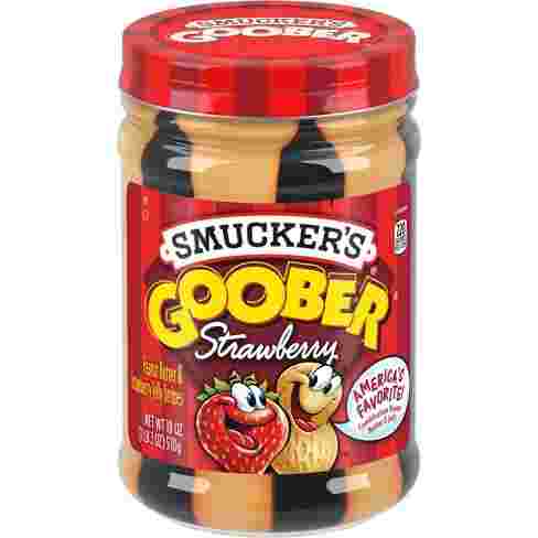 Smucker's Goober Strawberry Peanut Butter Stripes 18oz