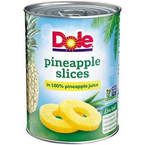 Dole Pineapple Slices w/ Juice 20oz