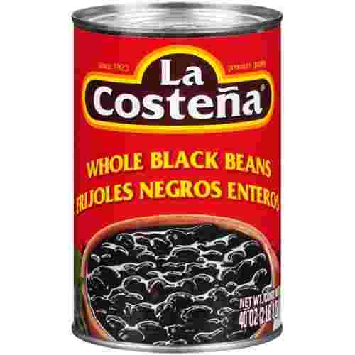 La Costena Whole Black Beans 40oz