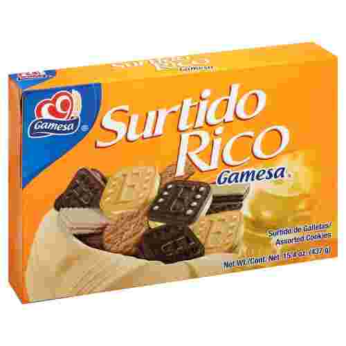 Gamesa Surtido Rico Assorted Cookies 437g