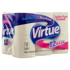 Virtue Powder Fresh Bath Tissue 12 Rolls