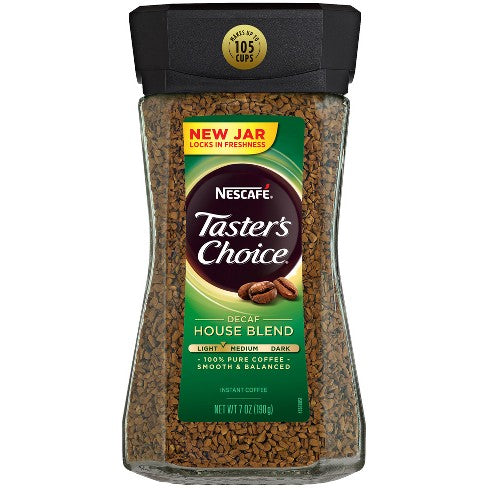 Nescafe Taster's Choice Decaf Instant Coffee 7oz