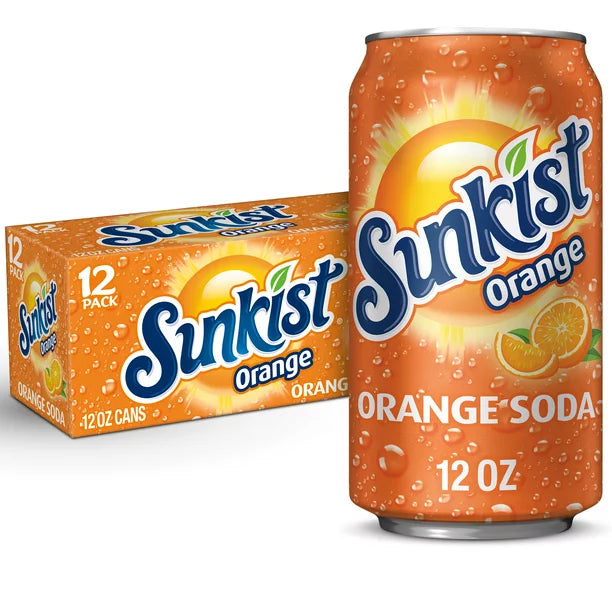 Sunkist Orange Soda 12oz