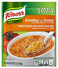 Knorr Fideos Con Tomate Tomato Based Pasta Mix Soup 3.5oz