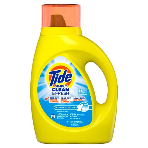 Tide Refreshing Breeze Liquid Laundry Detergent 34oz