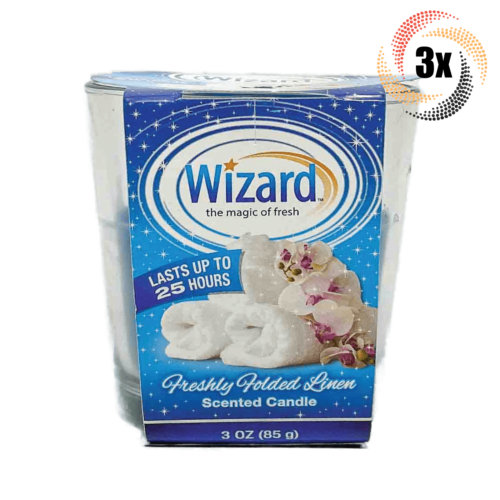 Wizard Freshly Folded Linen Candle