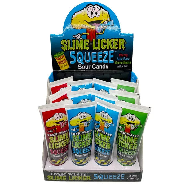 Toxic Waste Slime Licker Squeeze Sour Rolling Liquid Candy